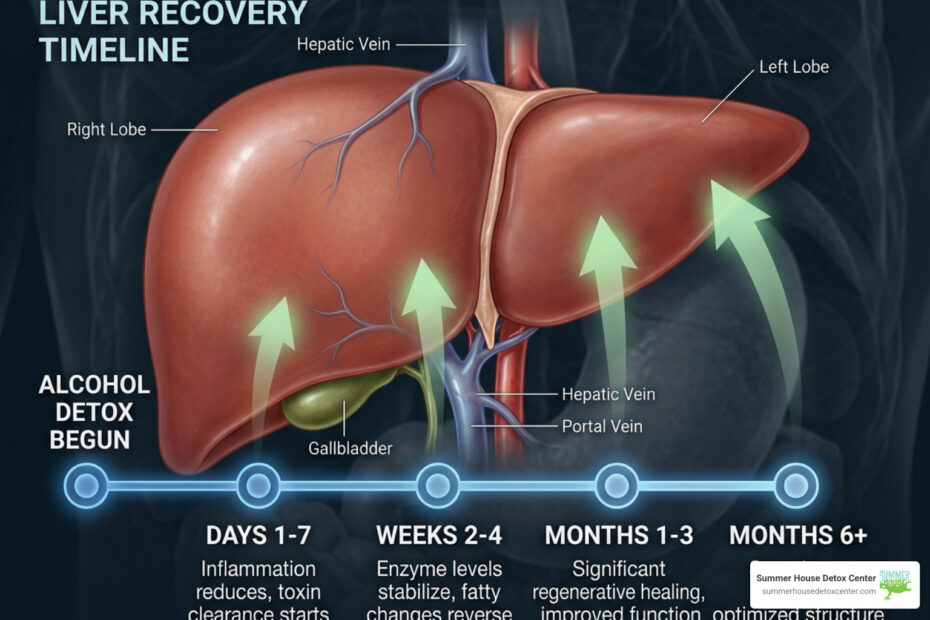 liver detox from alcohol timeline